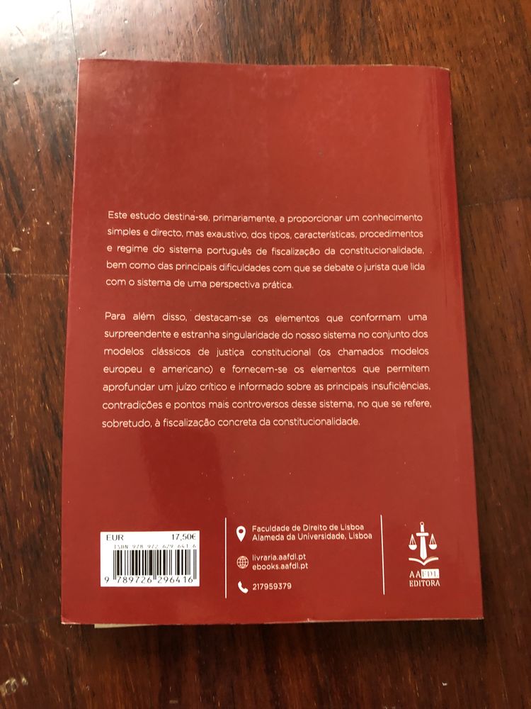 Sistema Português de Fiscalizaçao da Constitucionalidade- Jorge Novais