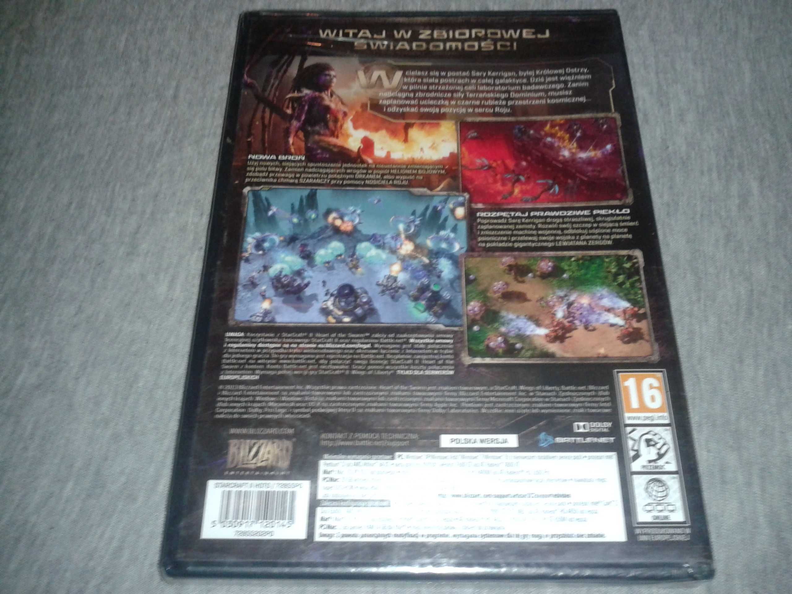 [PC] StarCraft II: Heart Of The Swarm (PL) [Nowa Zafoliowana]