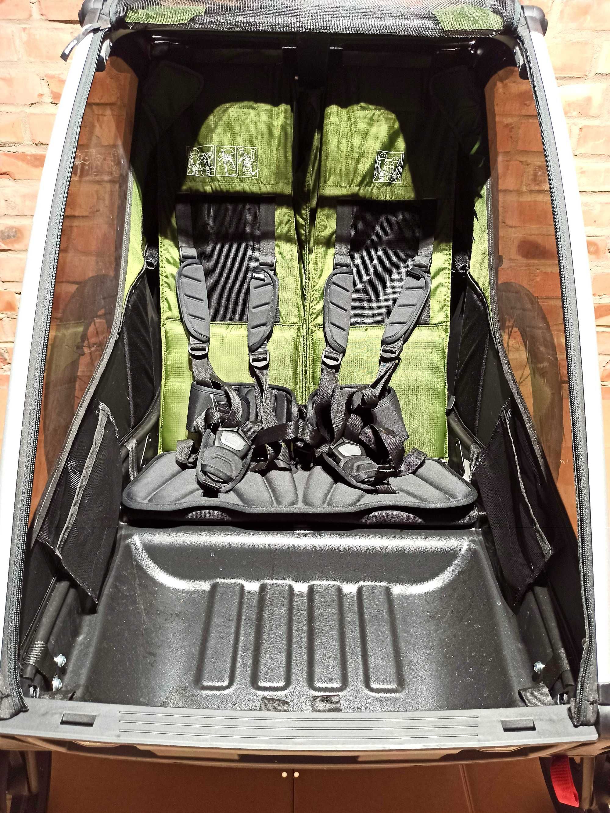 THULE CAB 2 XXL przyczepka rowerowa dla dzieci KOMPLET najnowszy model