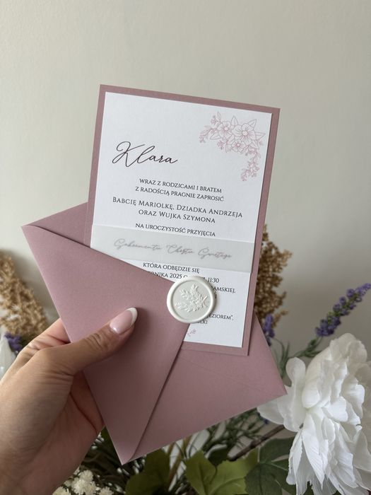 Zaproszenia na Chrzest