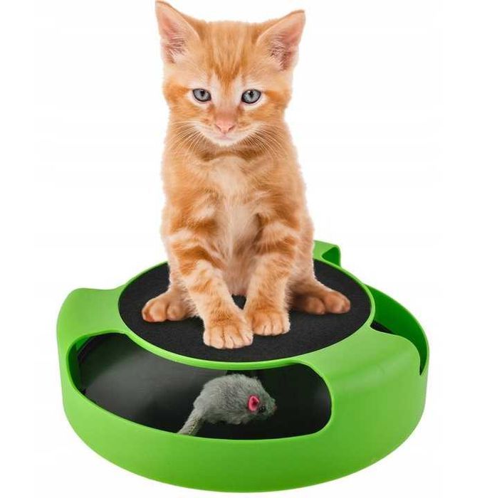 Zabawka interaktywna dla kota z Biegającą Myszą Drapak