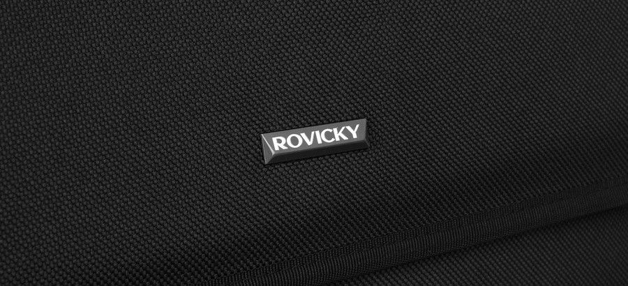 pojemna, materiałowa torba na laptopa - rovicky