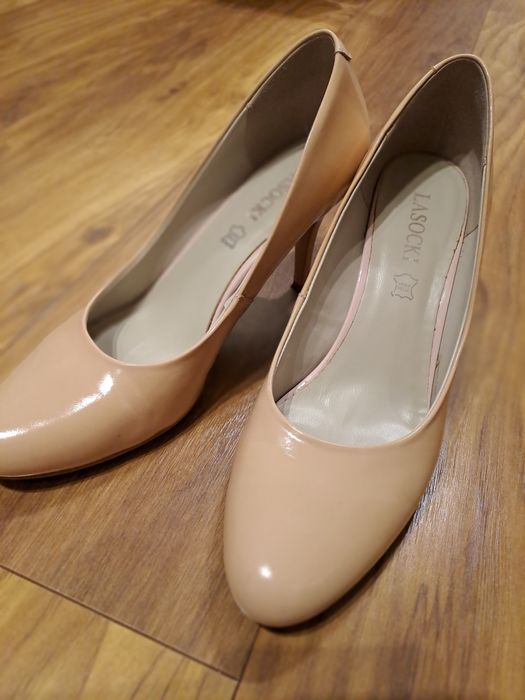 Szpilki Lasocki na obcasie buty na obcasie r. 40 skóra