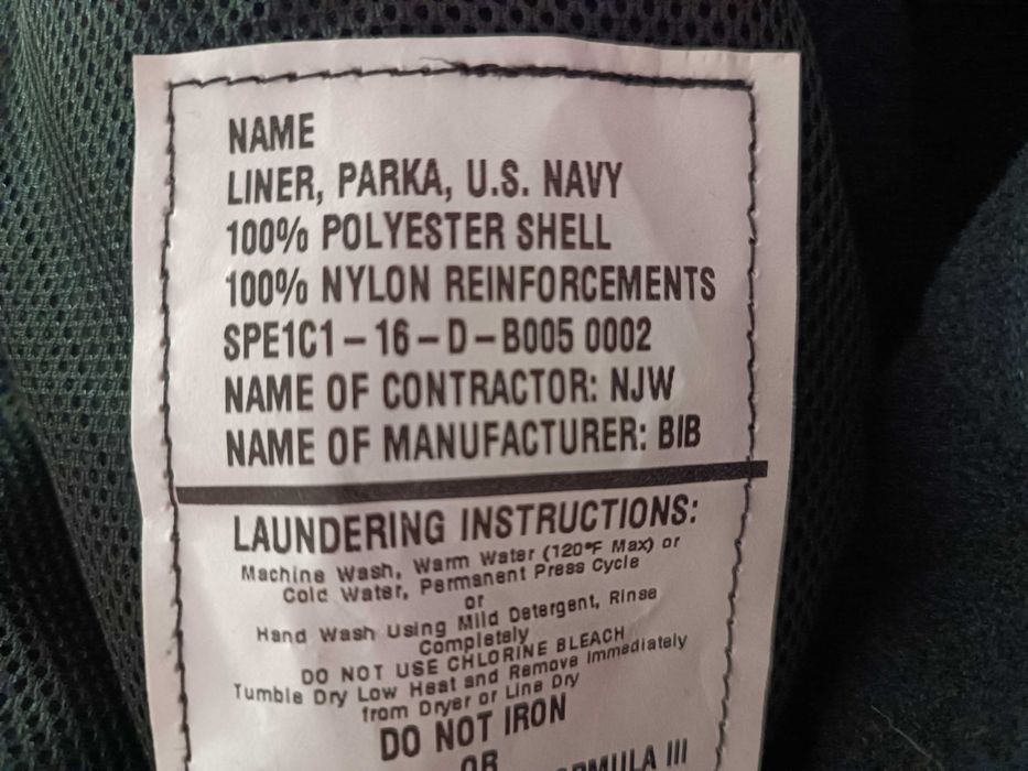 Kurtka Polar US Navy AOR II Blue Goretex M/R kontrakt APECS