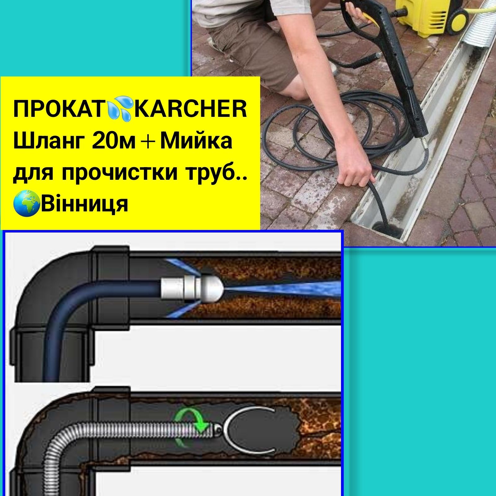 Прокат/Оренда Мийки КЕРХЕР мойки Karcher авд/насадка для миття плитки