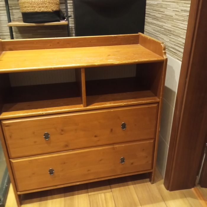 Komoda drewniana Ikea seria Leksvik pod przewijak