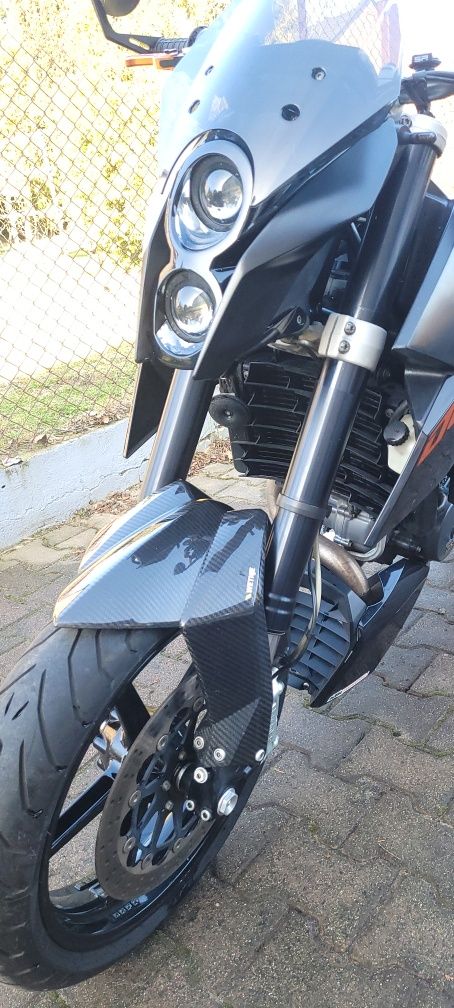 KTM Duke 690 prod 2009 carbon gpr 24kkm