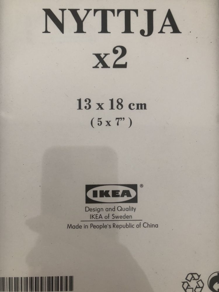 Ramki na zdjęcia ramka na zdjęcie Ikea 13x18 czerwone zestaw 2szt.