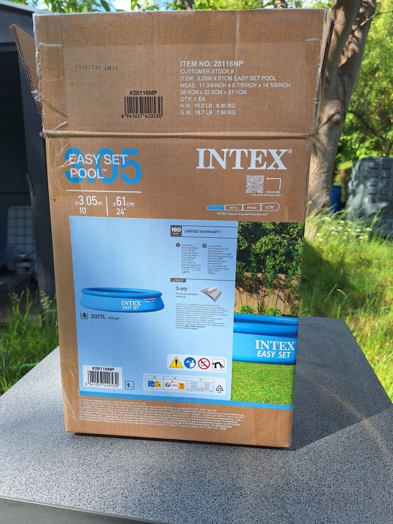 Sprzedam basen INTEX okrągły 305×305cm×68