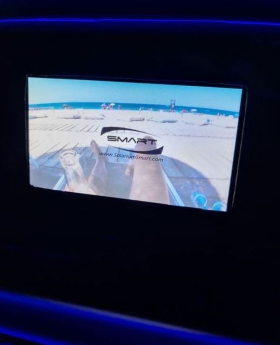 Solarium łóżko smart tron ergoline opalanie led