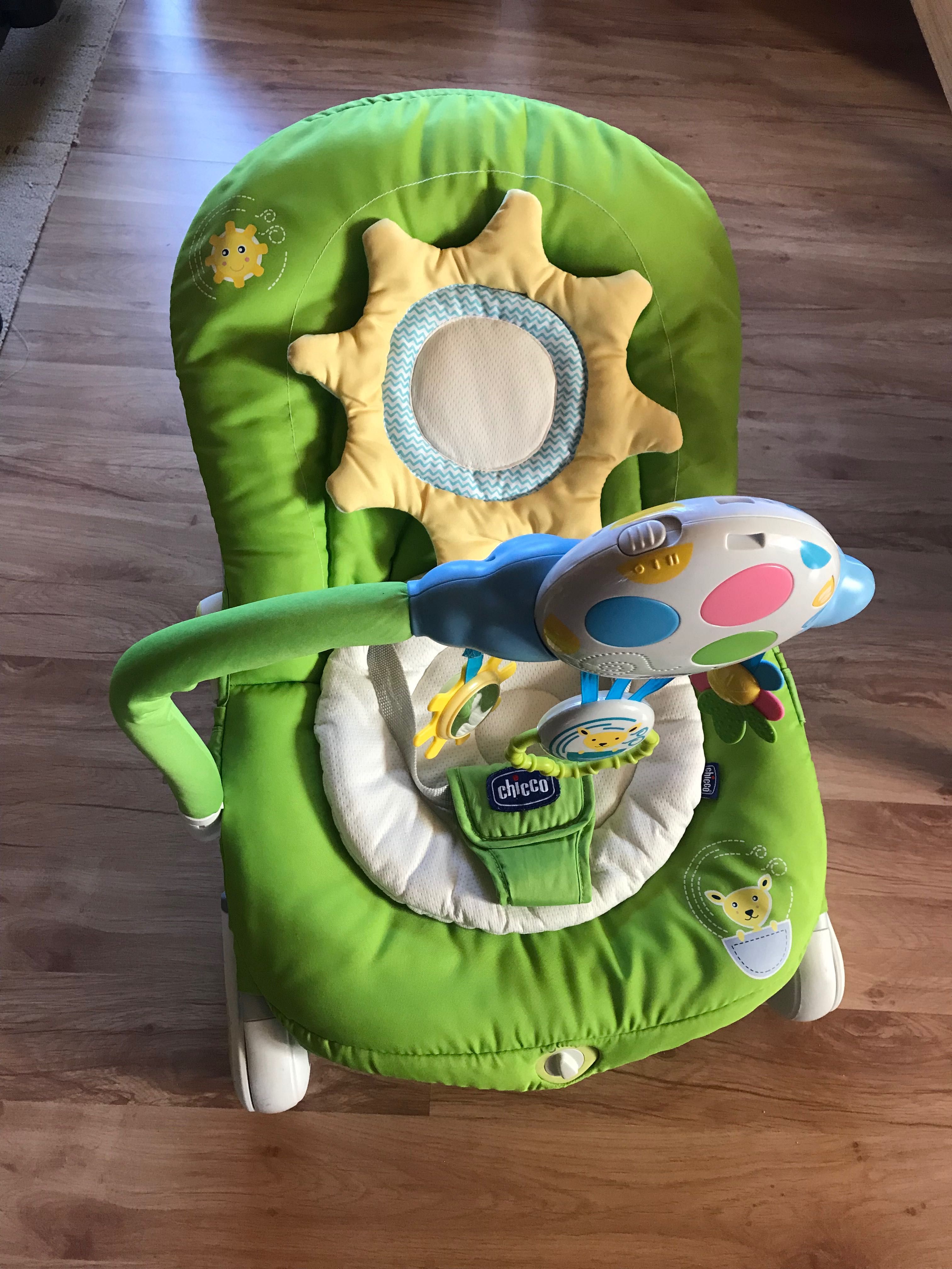 Leżaczek Chicco Baloon zielony