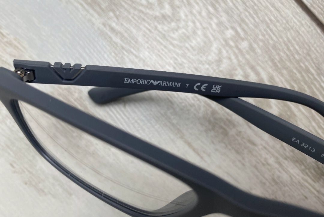 Чоловічі чорні матові оправи для окулярів EA 3213  Emporio Armani !
