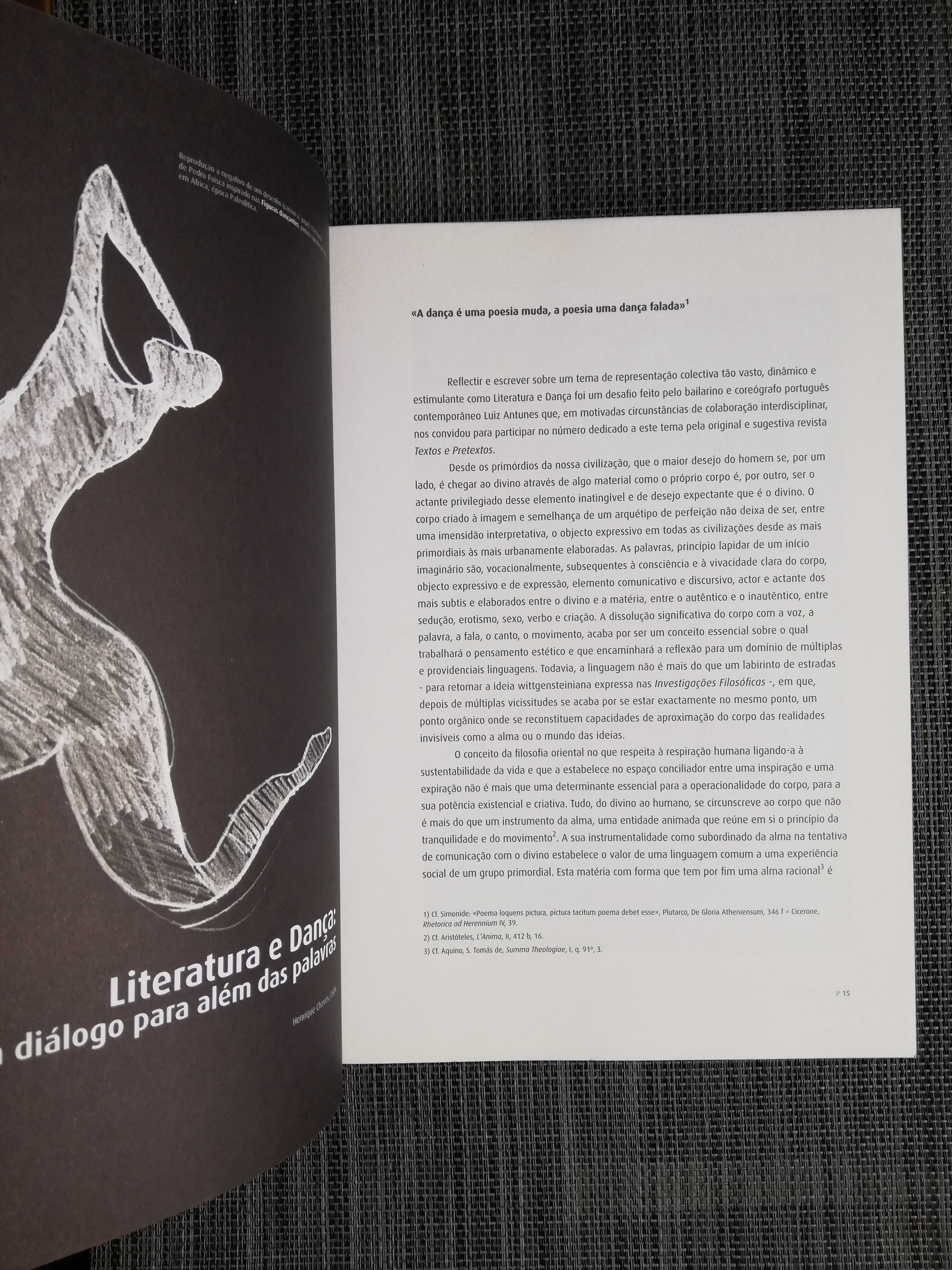 Textos e Pretextos N.º11 | - Literatura e Dança (portes incluídos)