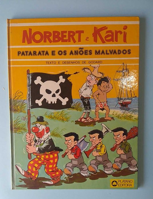 NORBERT E KARI - 3 volumes - por Godard - Plátano Editora, capa dura