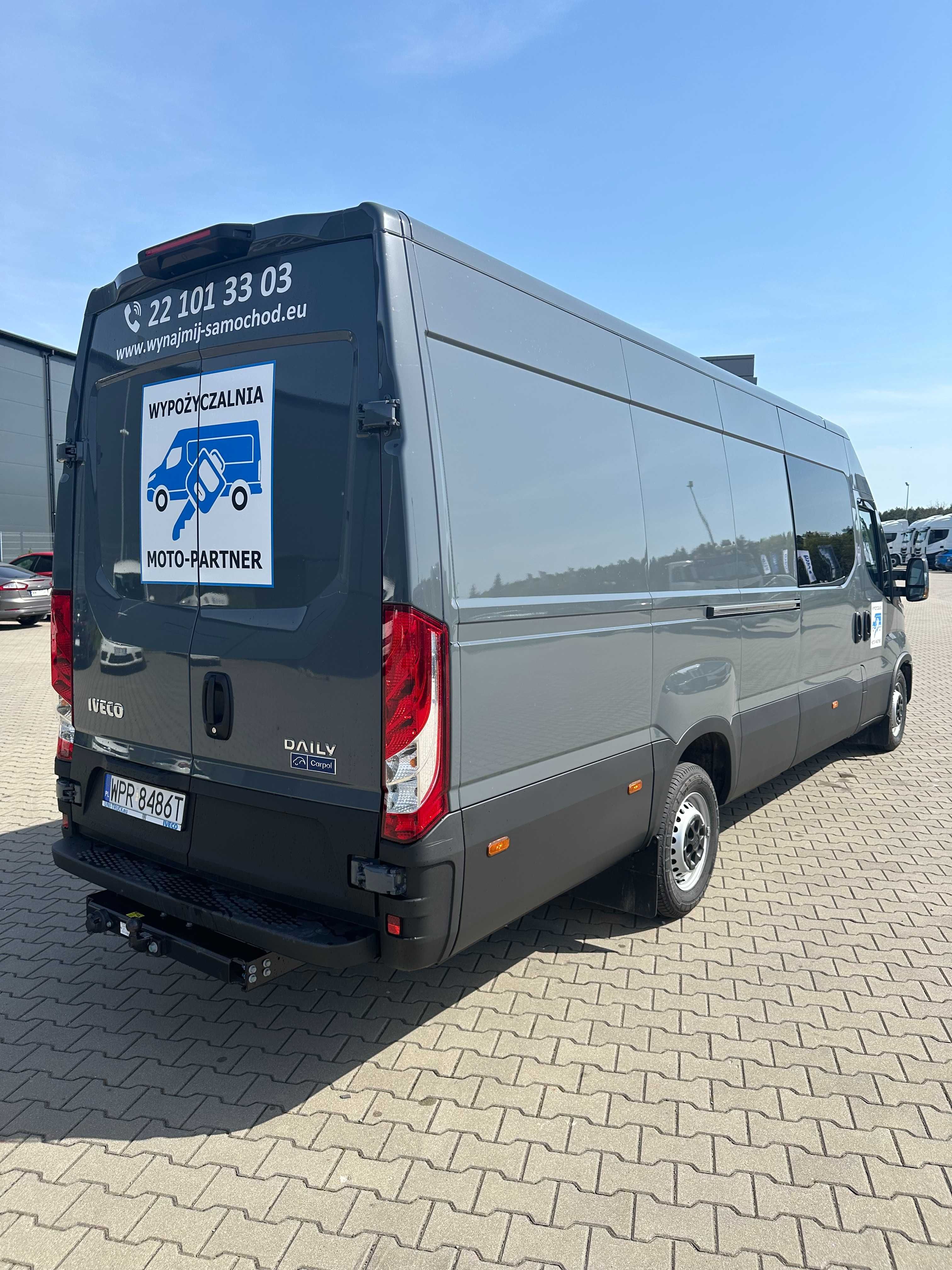 Wynajem Iveco Daily/brygadówka/7-osobowy/furgon/
239 zł za dobę