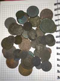 Монети РІ 50 шт 18-19 століття