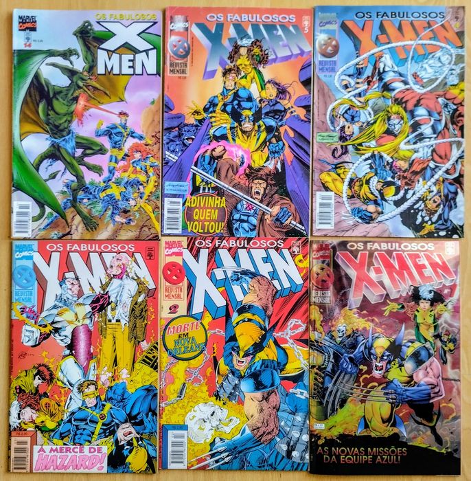 Os Fabulosos X-MEN coleção completa em 55 livros