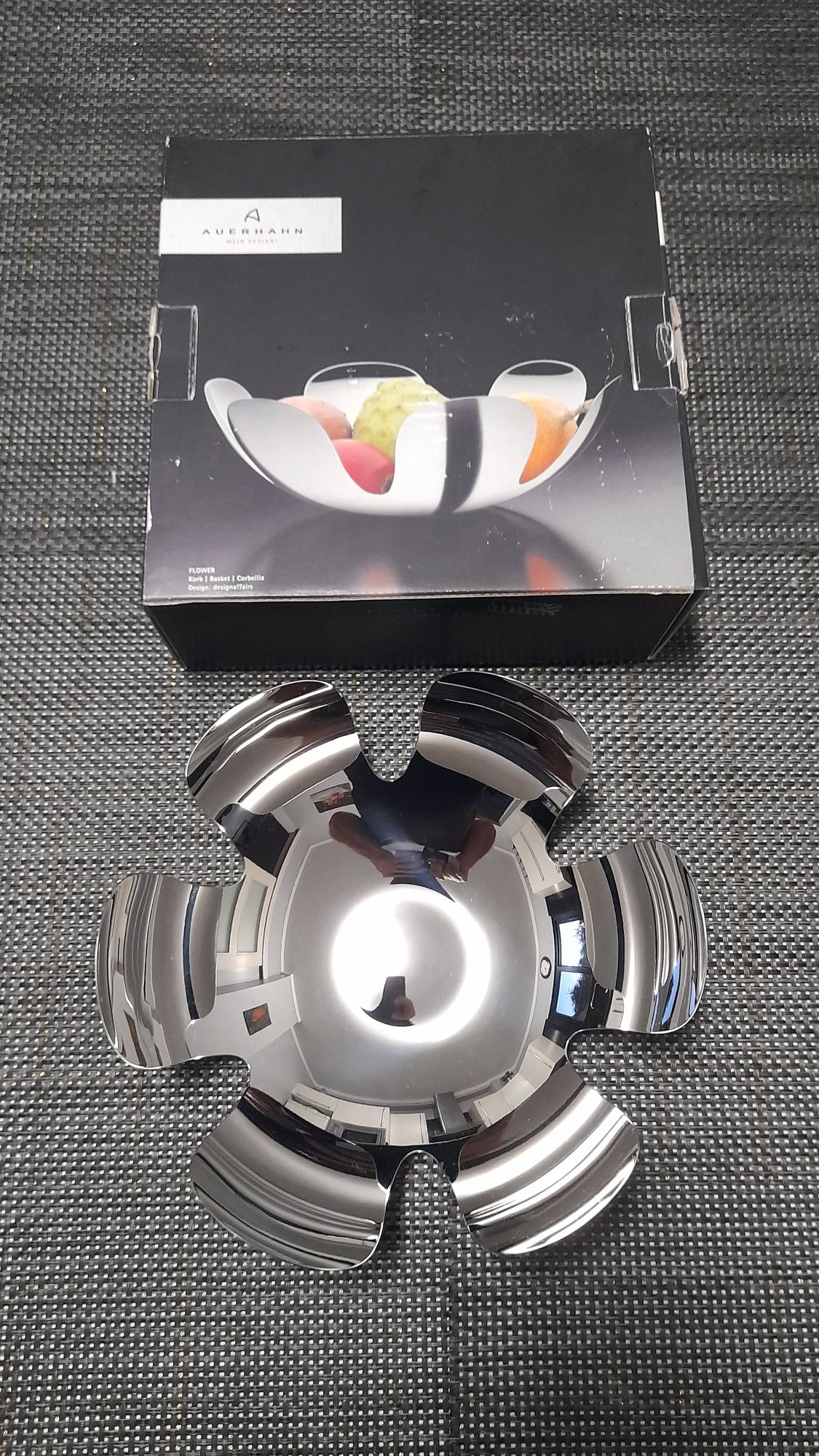 Fruteira em Aço Inoxidável Nova