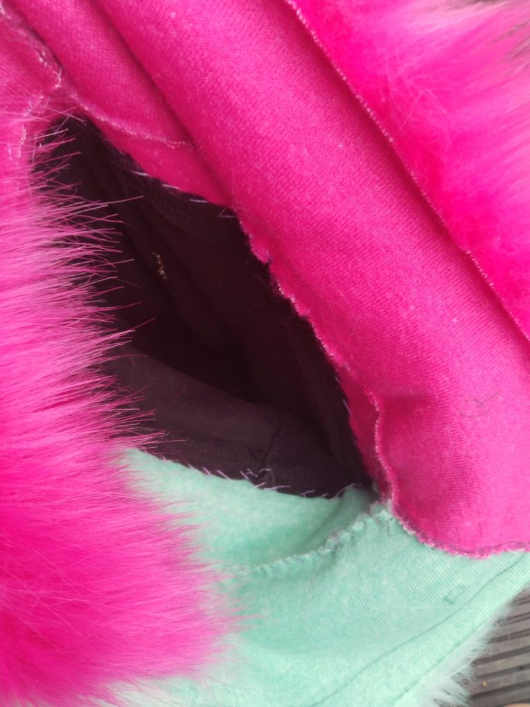 furry fursuit Dino maska