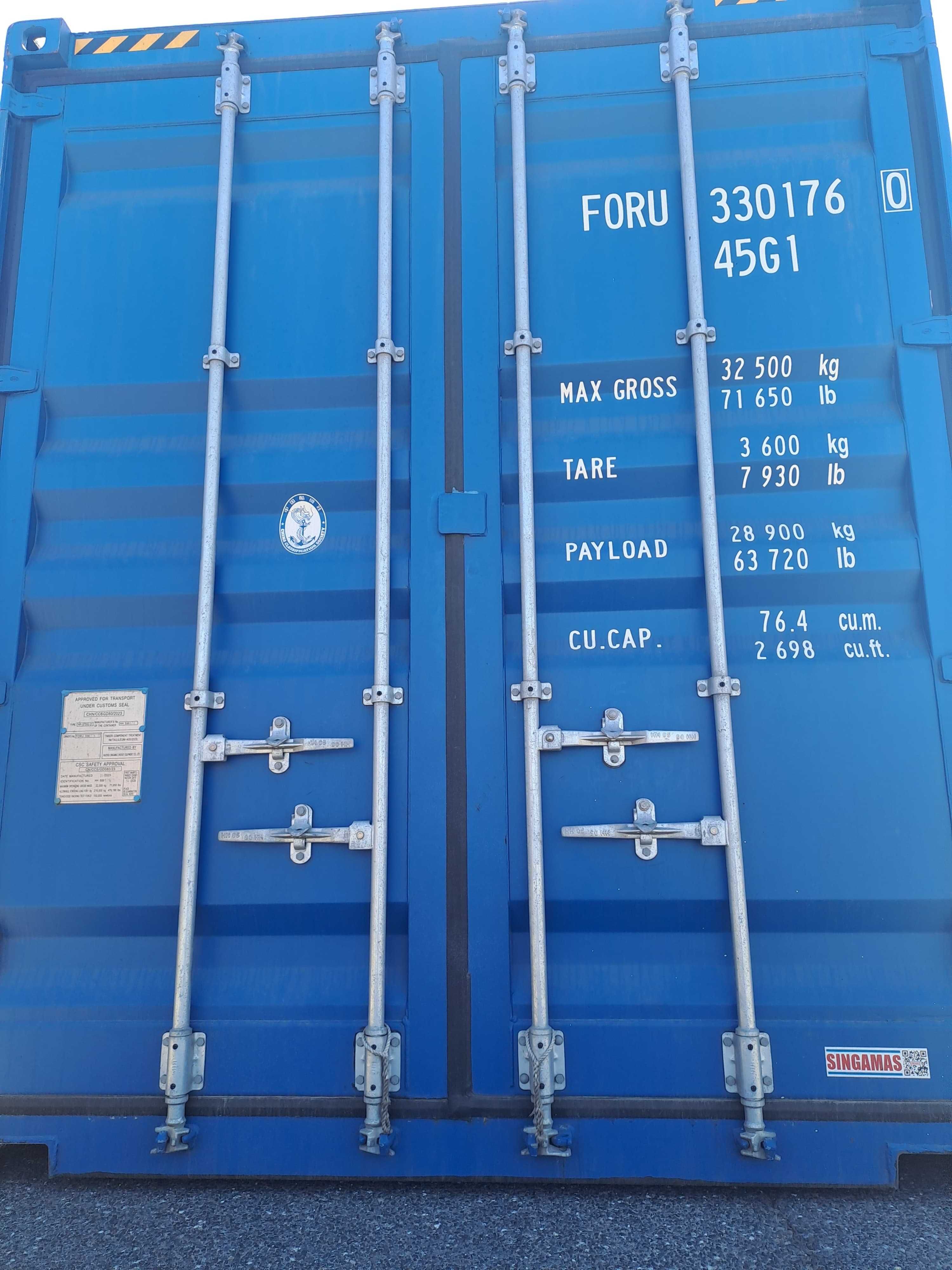 Kontener morski kontenery magazynowe magazyn 20 40 6m 12m