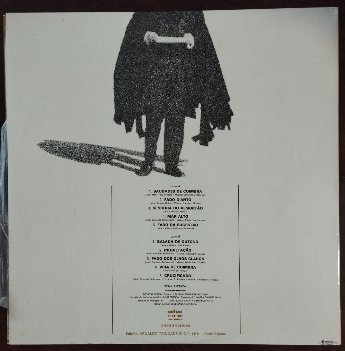 Vinil Fados de Coimbra - José Afonso