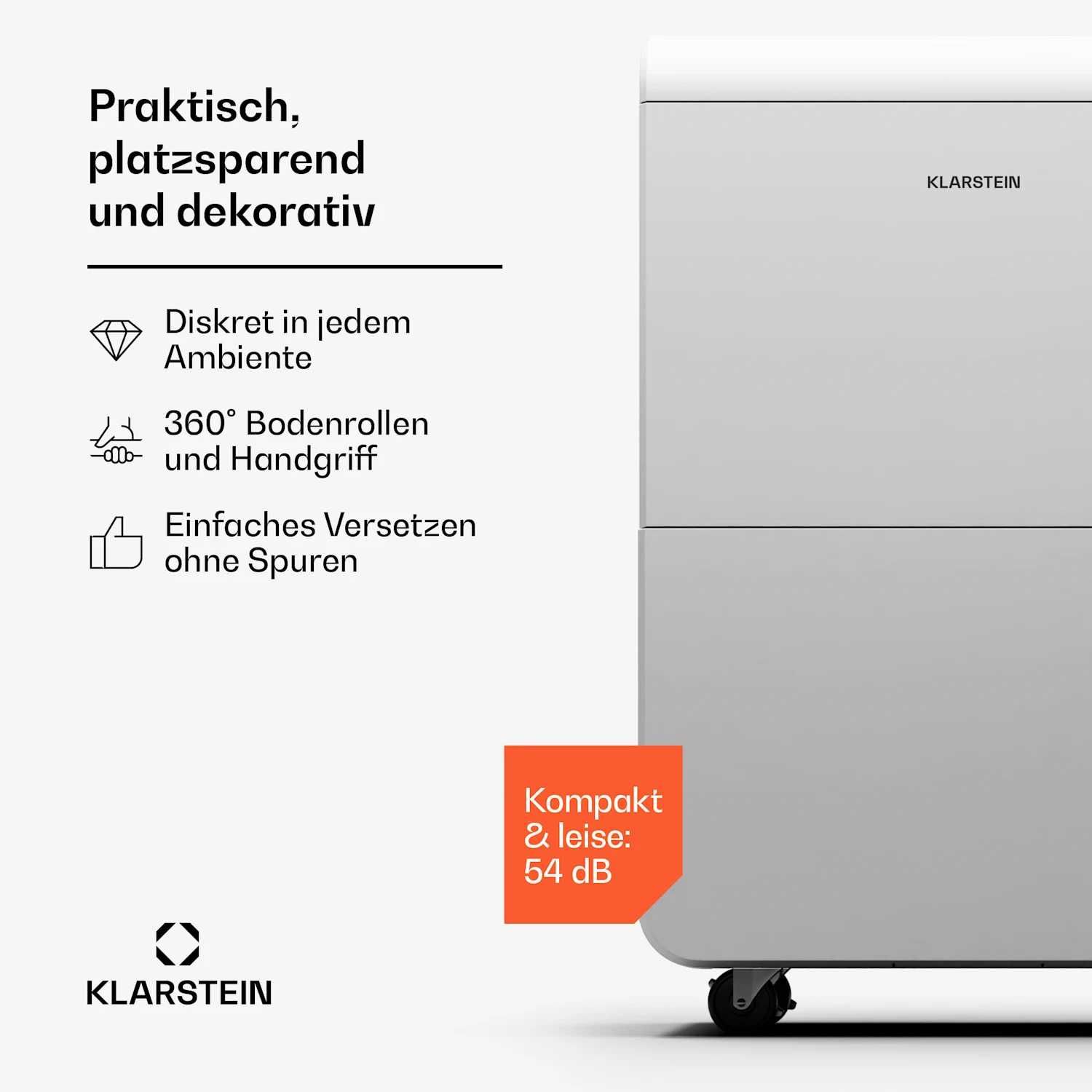 Осушитель воздуха осушувач повітря WiFi Klarstein DryFy Grand Smart 70