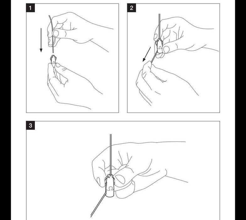 linka stalowa mocowanie zawiesia dekoracje led dekoracja komplet