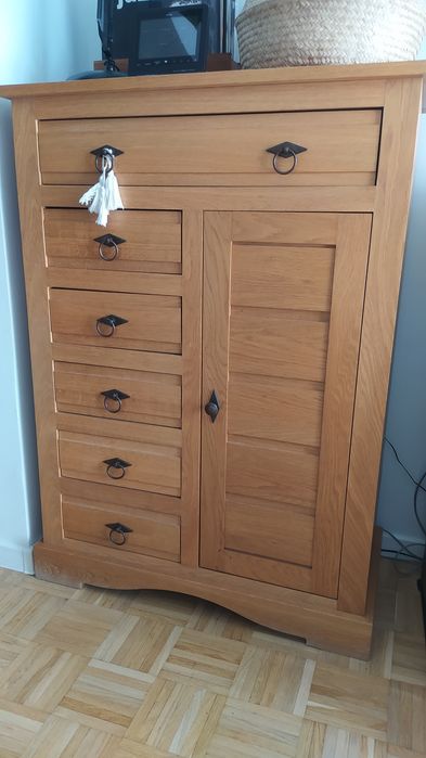 Komoda kredens szafka firmy Matkowski lite drewno dąb debowa