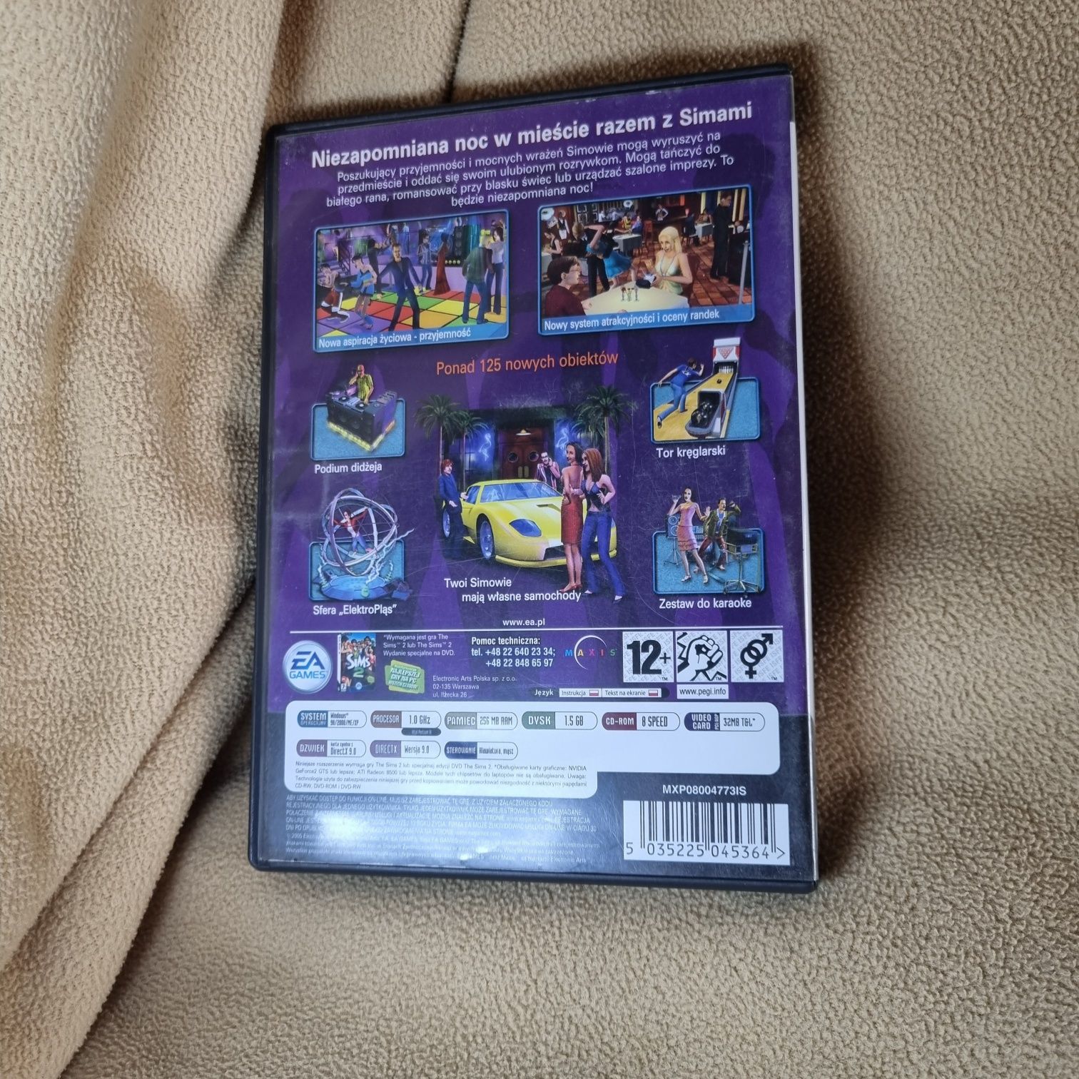 The Sims 2 Nocne Życie PC Polskie wydanie