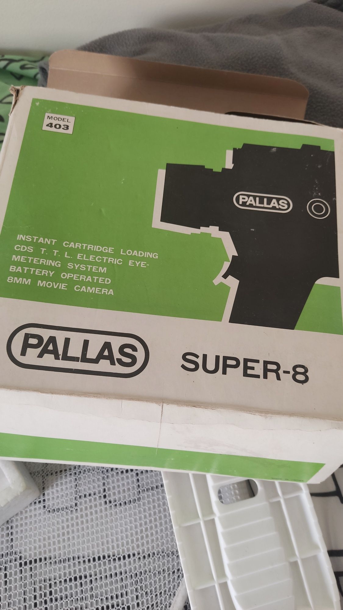 Câmara de vídeo Pallas super 8