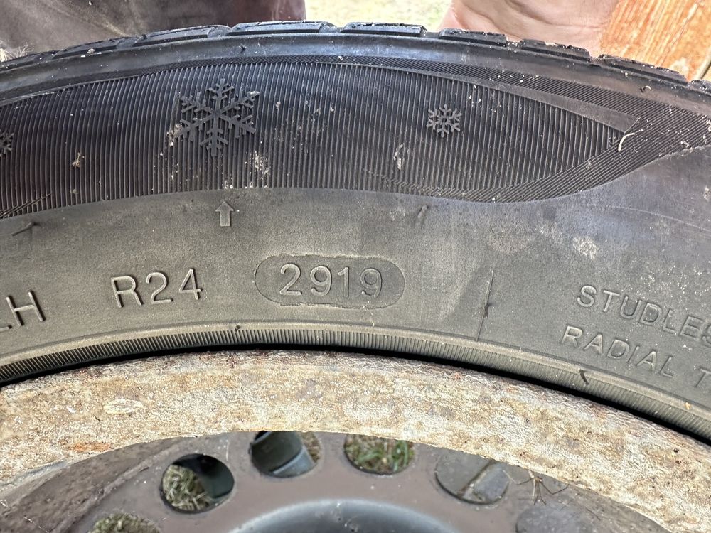 Kola z oponami zimowymi mercedes w203 205/55/R16