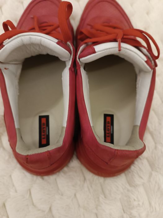 Sneakersy LLOYD -Aspen- Red/off white