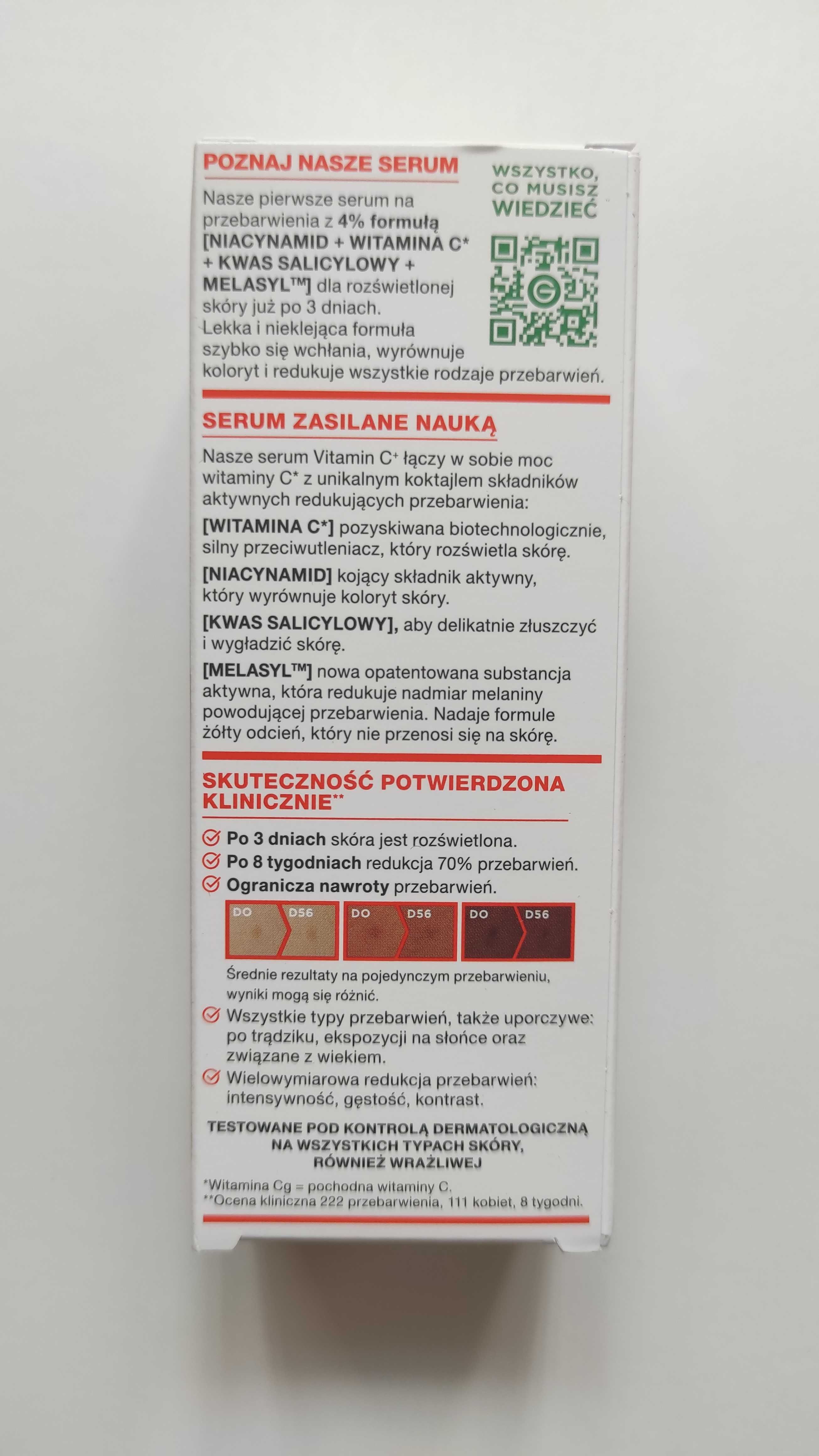Serum do twarzy na przebarwienia Garnier Vitamin C+