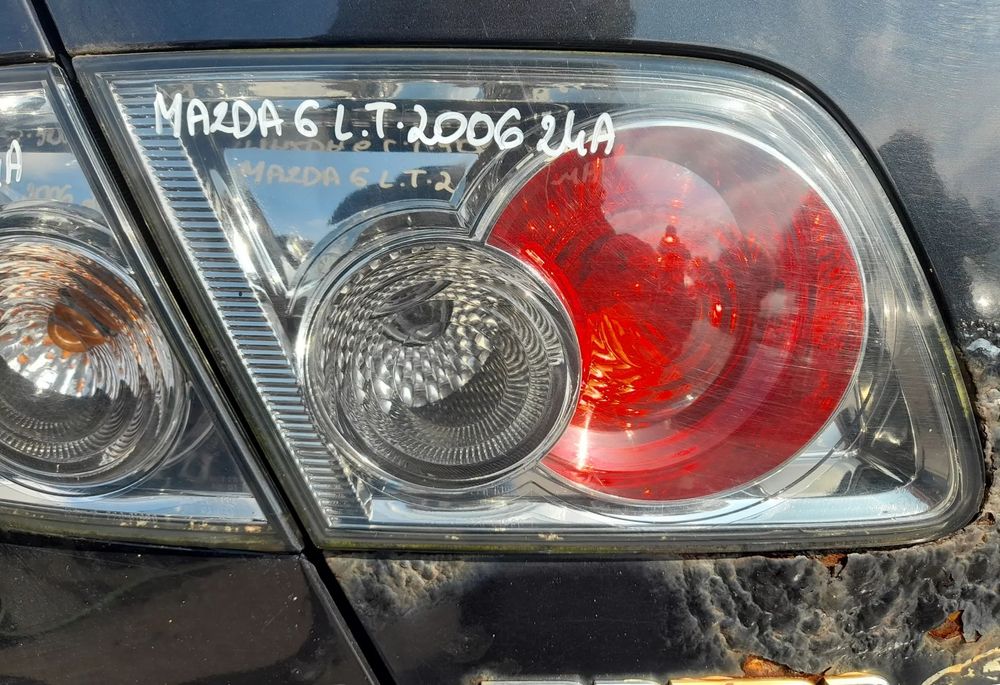 MAZDA 6 LIFT LAMPA LEWY TYŁ LEWA TYLNA KLAPA W KLAPĘ Z KLAPY SEDAN