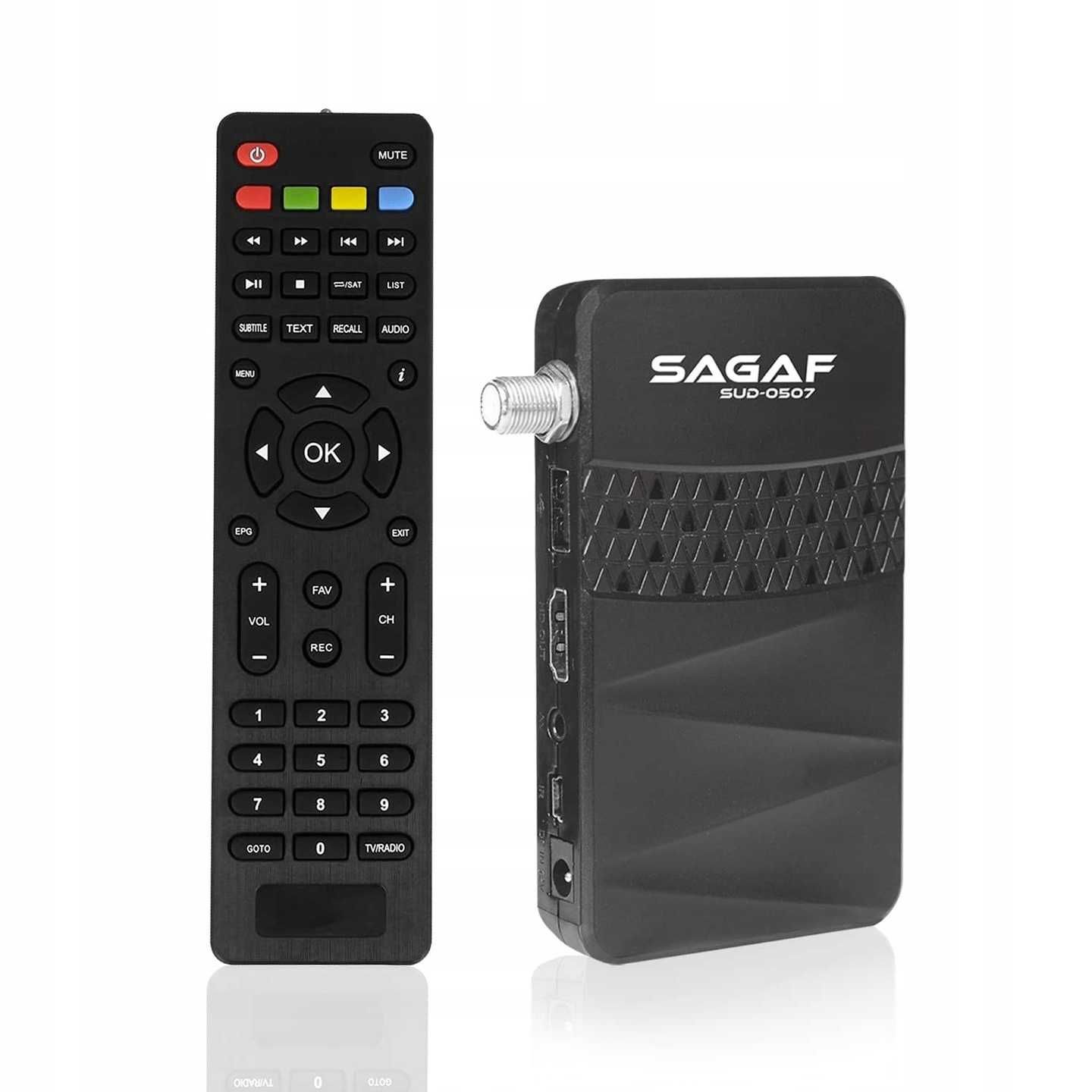 Tuner dekoder Sagaf SUD-0507 FULL HD 1080P DVB S2 + HDMI