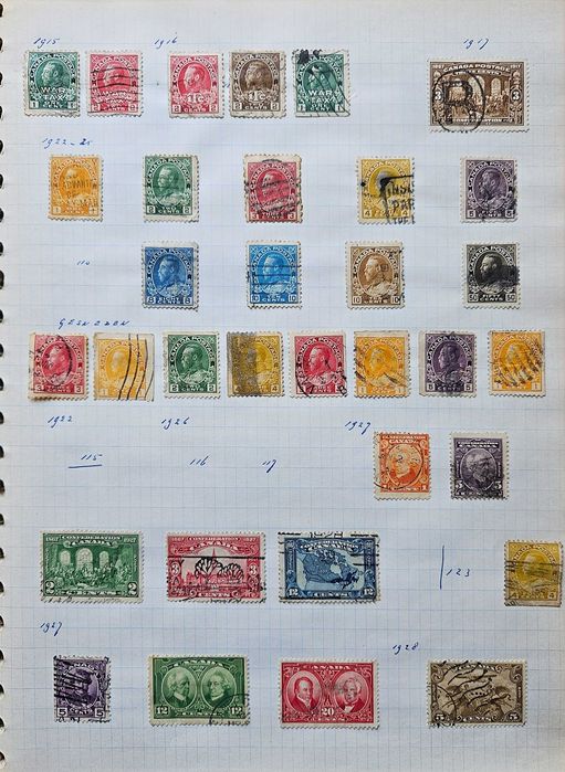 Klaser ze Znaczkami Kanada z lat 1893/2013 Znaczki Pocztowe 1900 EUR
