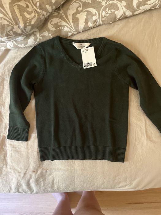 Sweter w serek chłopięcy NOWY H&M 98/104