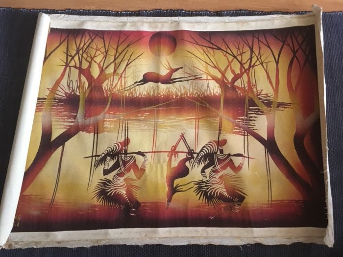 Quadro / Tela de África - nova