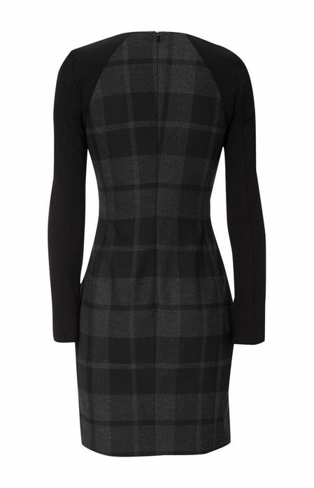 Karen Millen rozmiar M sukienka w kratę damska z wełną