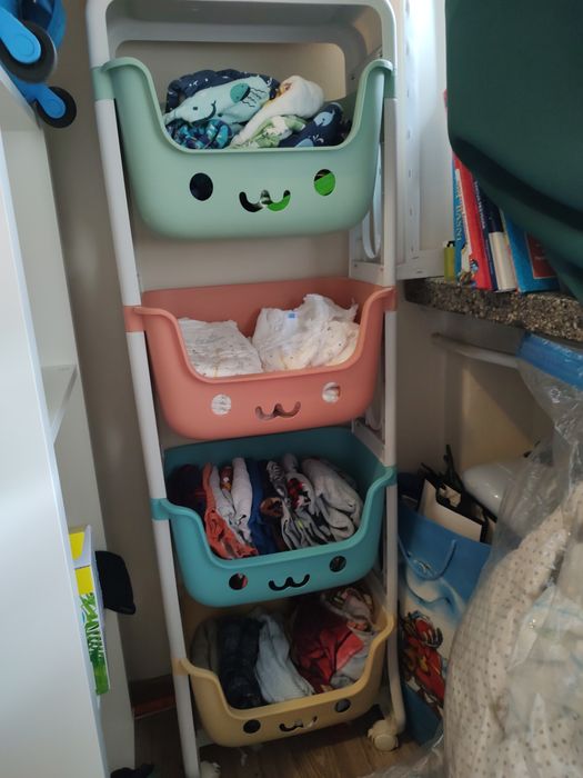 Regał dziecięcy na zabawki/ regał na kółkach/ organizer