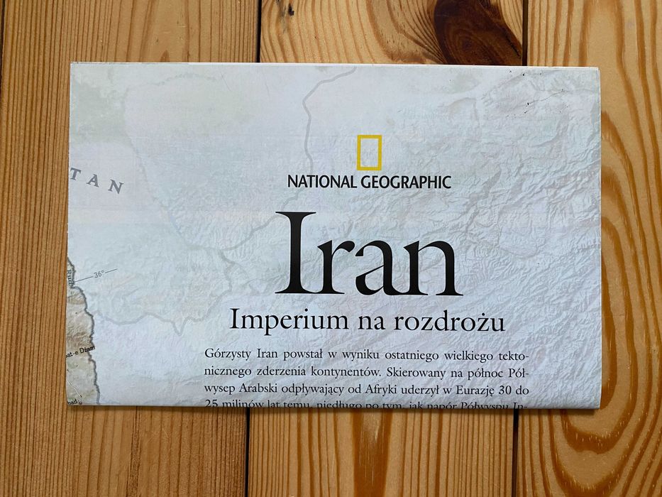 Mapa National Geographic "Iran"