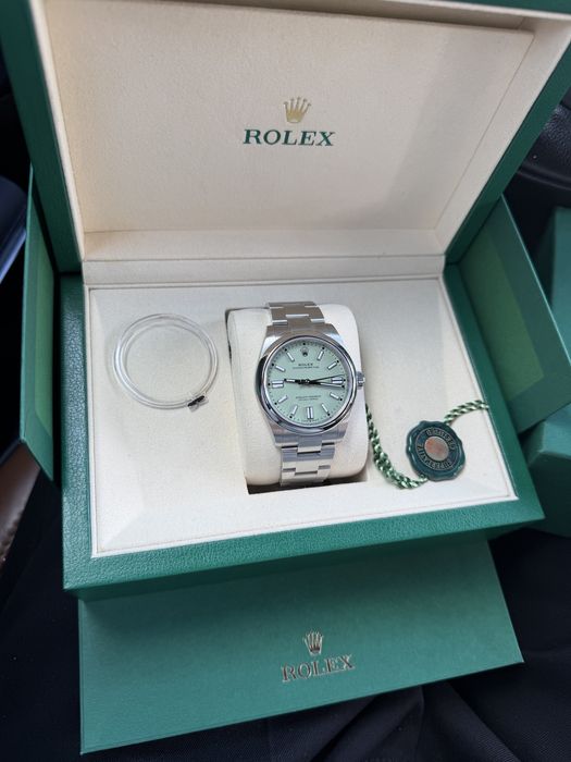 ROLEX OYSTER PERPETUAL “GREEN PISTACHIO”