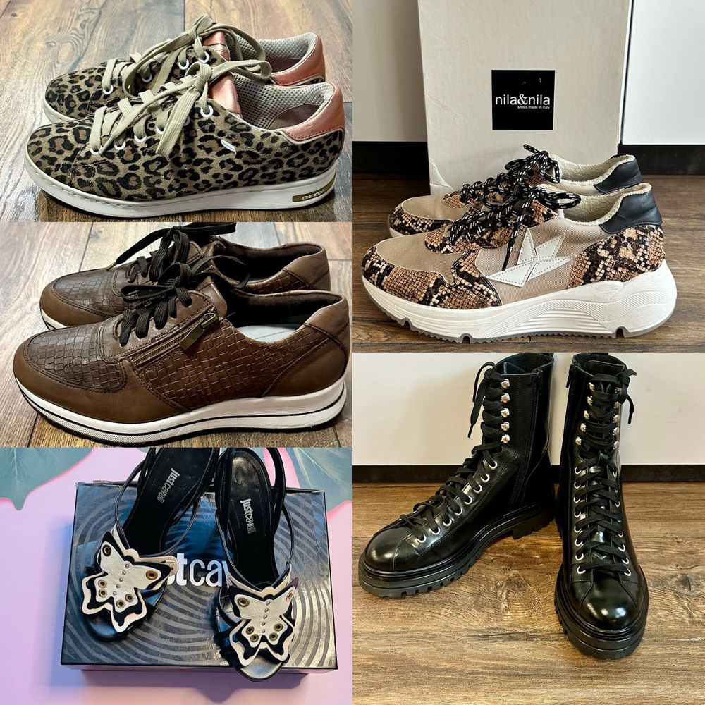 38,39 кроссовки, босоножки Just Cavalli,Nila&Nila,Geox,Tomaris,Jonak