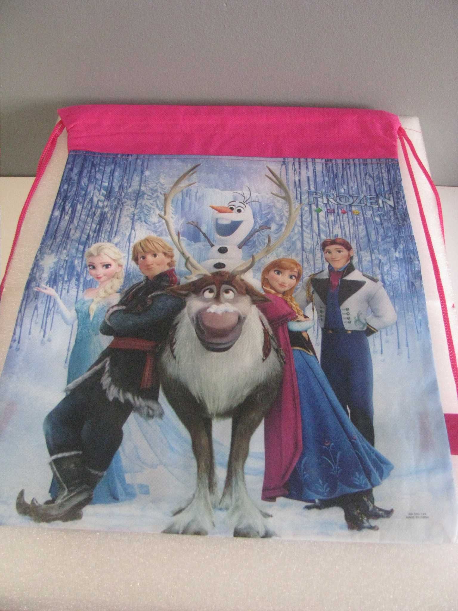 Nowy worek plecak kraina lodu Frozen Anna Elsa Olaf