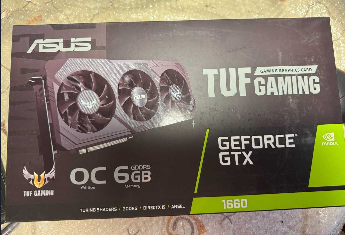 Відеокарта Asus PCI-Ex GeForce GTX 1660 TUF Gaming X3 OC 6GB GDDR6