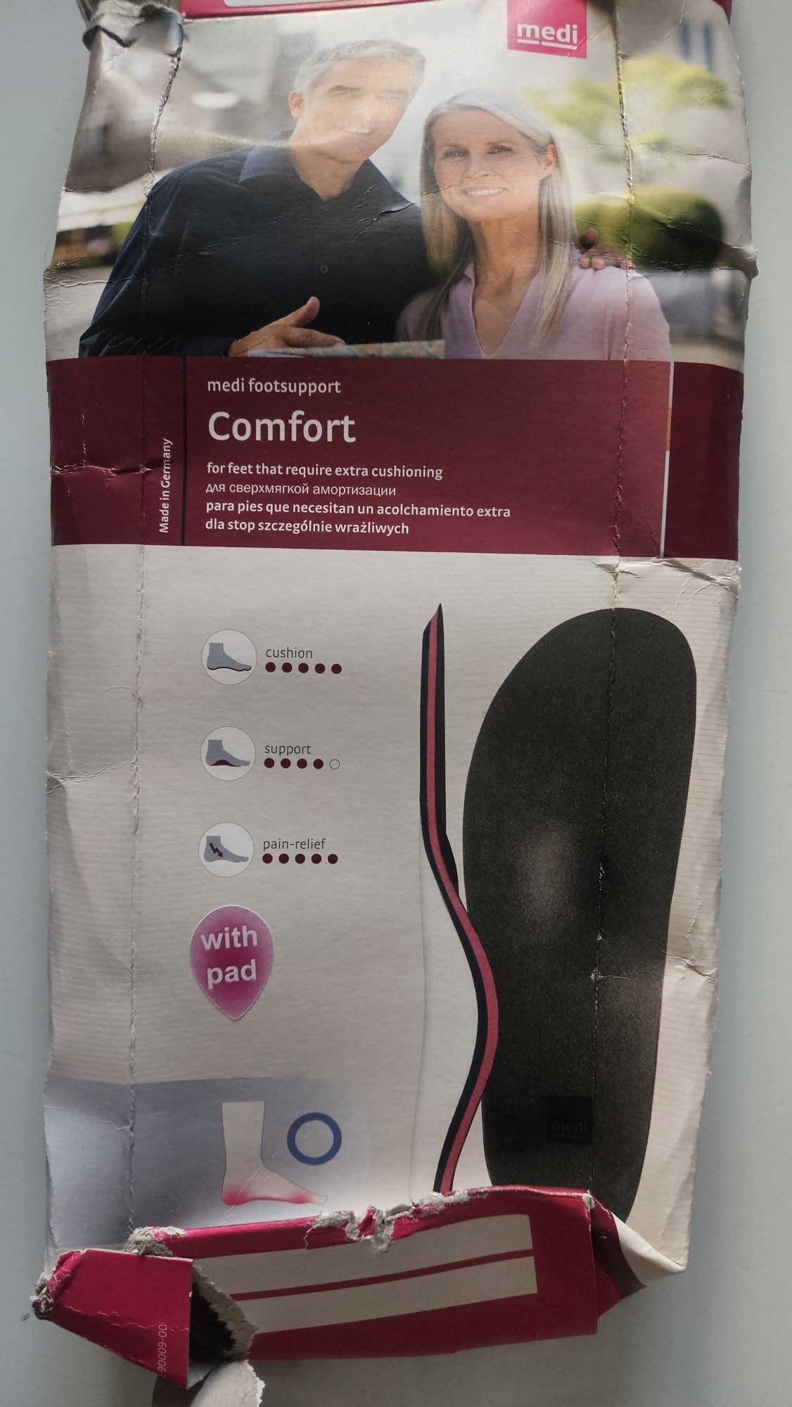 Устілки ортопедичні Medi footsupport comfort pro