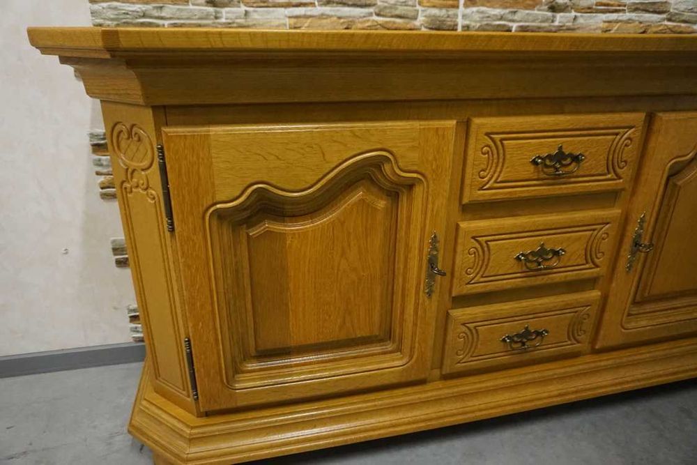 Komoda Lity Dąb 2 Drzwiowa szer. 180 cm   (p-1181)