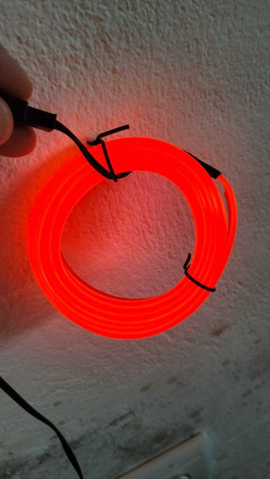 El wire fio decorativo usb vermelho. portes gratis