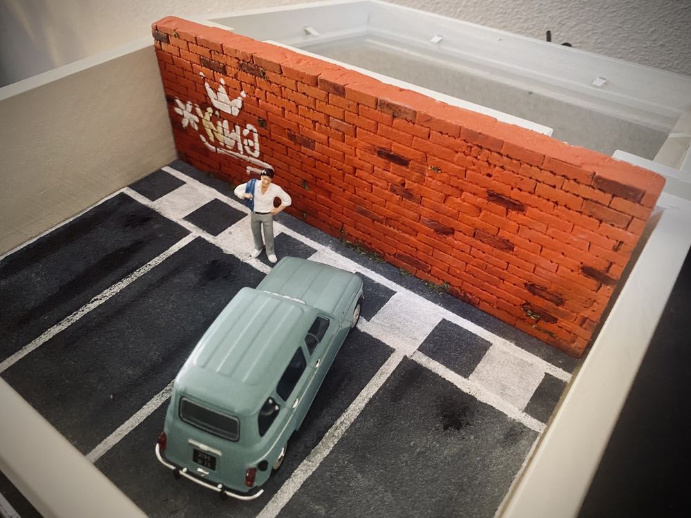 Diorama Renault 4L