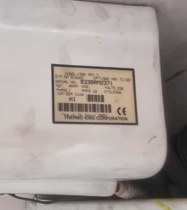 Mercedes chłodnia Thermo King 3 komory uszkodzony silnik